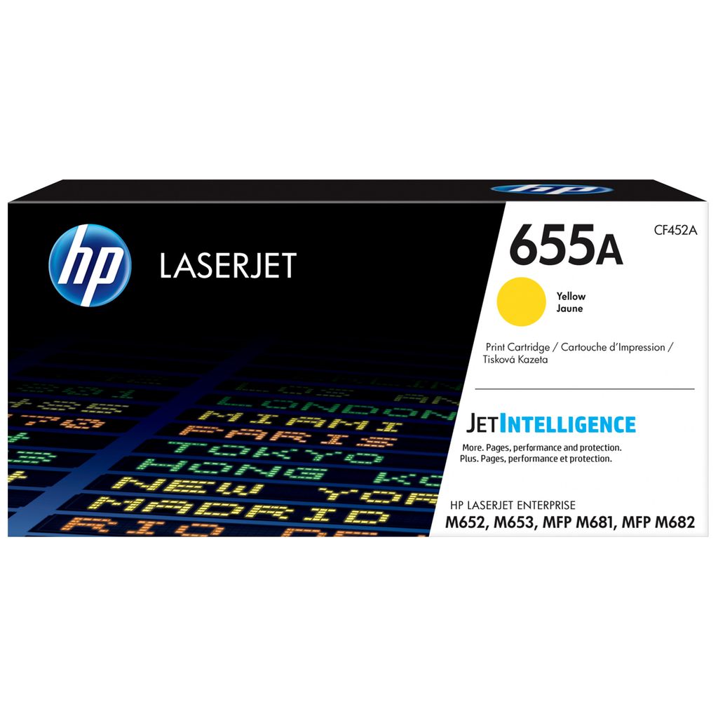 HP 655A Yellow Original LaserJet Toner Cartridge