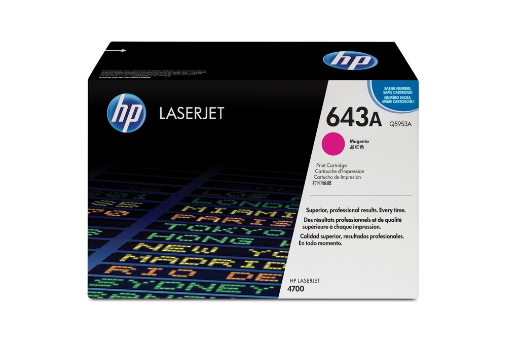 HP 643A Magenta Original LaserJet Toner Cartridge