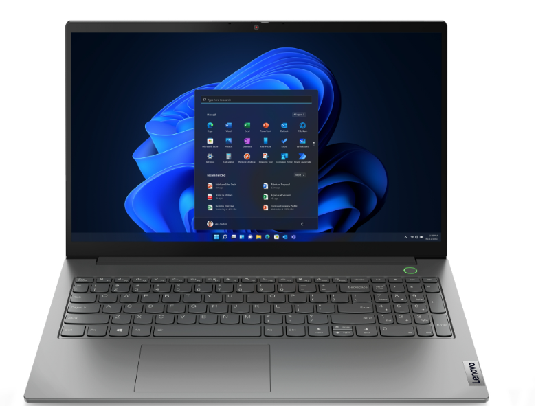 Lenovo ThinkBook 15 Intel® Core™ i7 i7-1255U Laptop 39.6 cm (15.6") Full HD 16 GB DDR4-SDRAM 512 GB SSD Wi-Fi 6 (802.11ax) Windows 11 Pro Grey