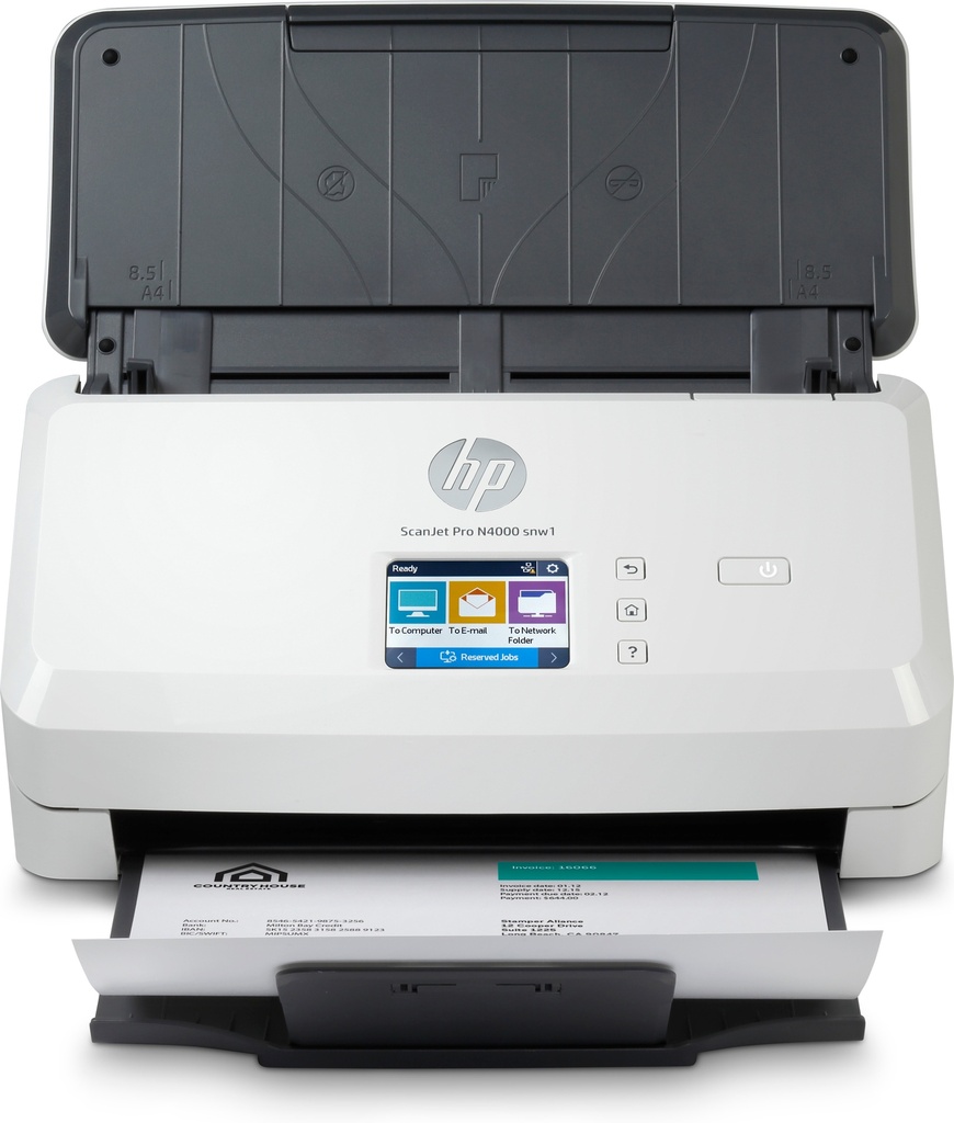 Scanner HP ScanJet Pro N4000 snw1 (6FW08A)