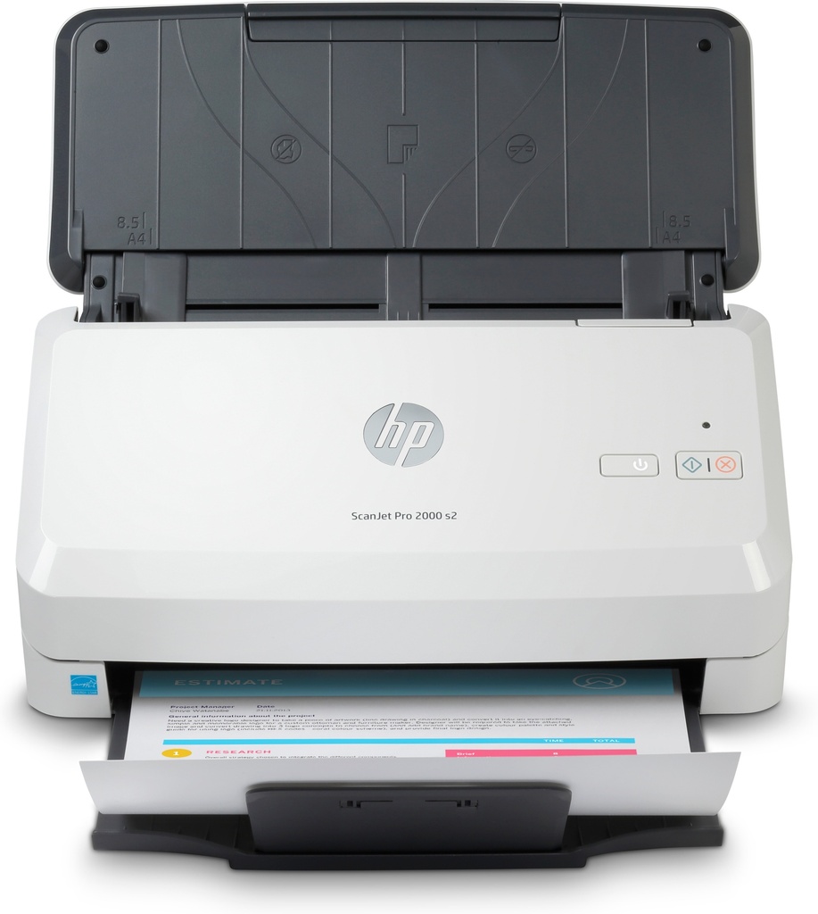 HP ScanJet Pro 2000 s2 Scanner à défilement 35ppm/70ipm,600x600 dpi,ADF 50 feuilles, 24/48 bit,3500