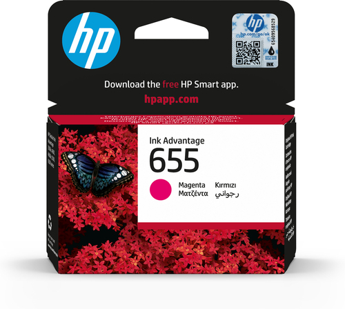 HP 655 Magenta Original Ink Advantage Cartridge
