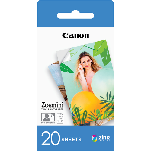 [3214C002AD] CANON ZINK PAPER ZP-2030 20 Sheets