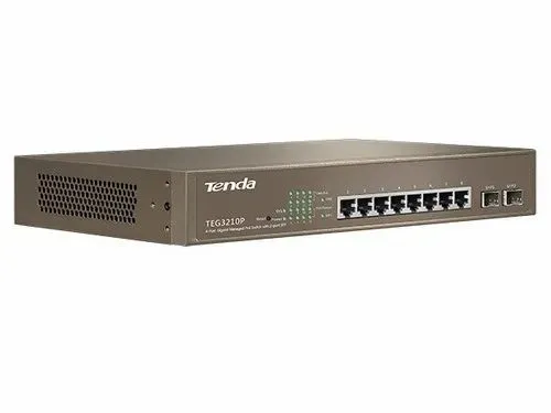 [TEG3210P] 8-Port Gigabit Managed PoE Switch with 2-Port SFP