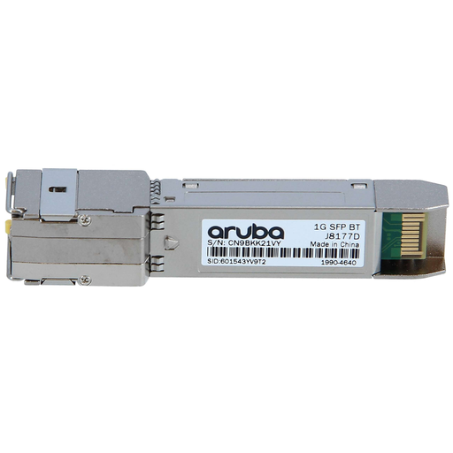 [J8177D] Aruba 1G SFP RJ45 T 100m Cat5e Transceiver