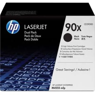 [CE390XD] HP 90X 2-pack High Yield Black Original LaserJet T
