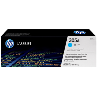 [CE411A] HP 305A Cyan Original LaserJet Toner Cartridge