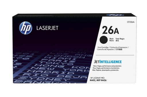 [CF226A] HP 26A Black Original LaserJet Toner Cartridge
