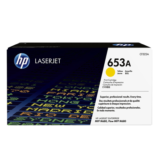 [CF322A] HP 653A Yellow Original LaserJet Toner Cartridge