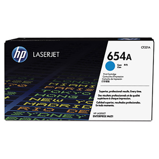 [CF331A] HP 654A Cyan Original LaserJet Toner Cartridge