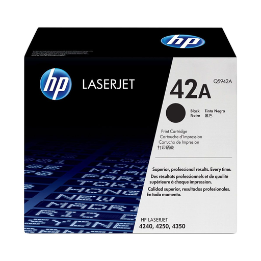[Q5942A] HP 42A Black Original LaserJet Toner Cartridge