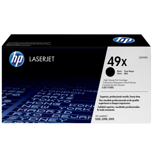 [Q5949X] HP 49X High Yield Black Original LaserJet Toner Cartridge