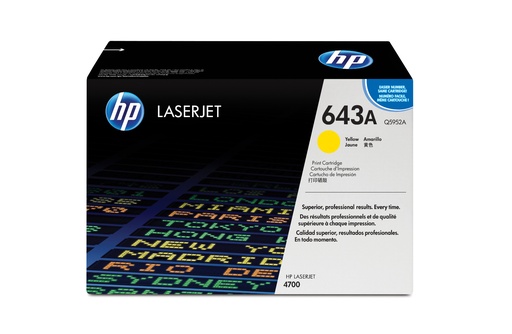 [Q5952A] HP 643A Yellow Original LaserJet Toner Cartridge