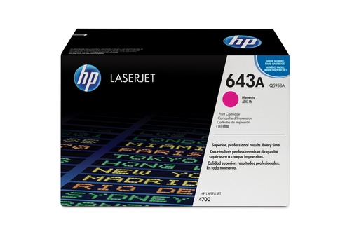 [Q5953A] HP 643A Magenta Original LaserJet Toner Cartridge