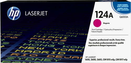 [Q6003A] HP 124A Magenta Original LaserJet Toner Cartridge