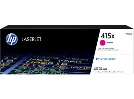 [W2033X] HP 415X Magenta LaserJet Toner Cartridge