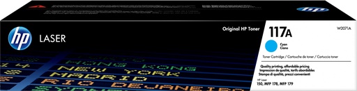 [W2071A] HP 117A Cyan Original Laser Toner Cartridge
