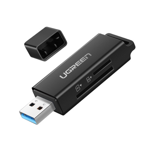 [40752] Ugreen Lecteur carte mémoire SD/TF USB 3.0 (2en1) Noir