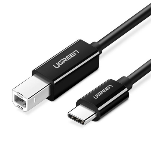 [50446] Ugreen Cable imprimante USB-C to BM Noir 2M