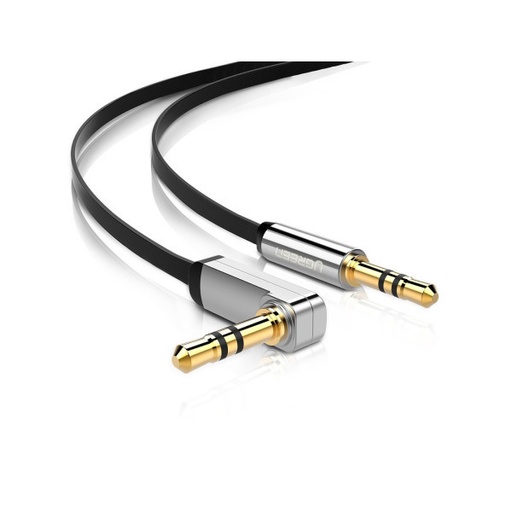 [10599] Ugreen Cable Audio Jack flat Angled 3.5mm Male to Male 2M