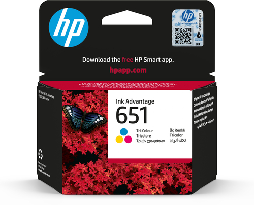 [C2P11AE] HP 651 Tri-color Original Ink Advantage Cartridge