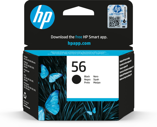 [C6656AE] HP 56 Black Original Ink Cartridge