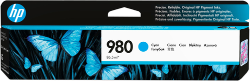 [D8J07A] HP 980 Cyan Original Ink Cartridge