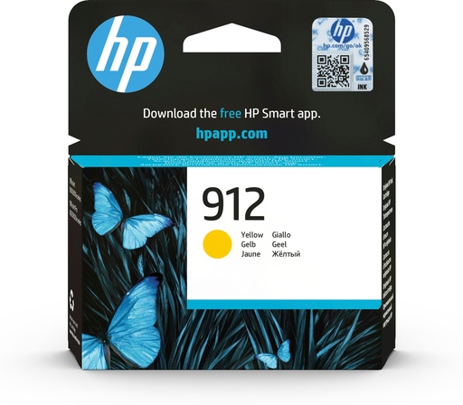 [3YL79AE] HP 912 Yellow Original Ink Cartridge