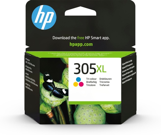 [3YM63AE] HP 305XL High Yield Tri-color Original Ink Cartrid