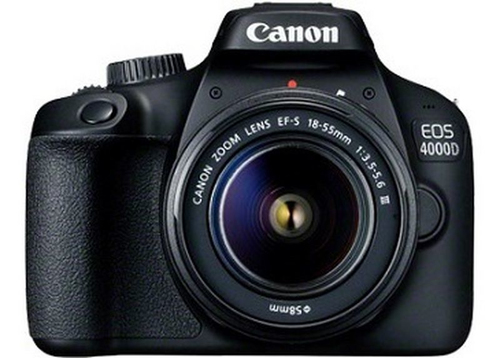[3011C003AA] CANON EOS 4000D + Objectif 18-55 DC, 18MP CMOS capteur APS-C, LCD 2,7", Wifi